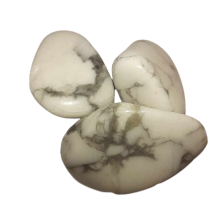 Pierre roulée Howlite du Brésil