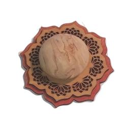 ILLUMINESENS Socle en tilleul 1 + Galet senteur au choix