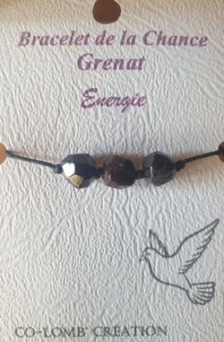 Bracelet de la Chance Grenat