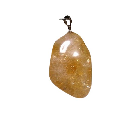 Pendentif Pierre Roulée Citrine