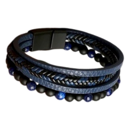Energesens Bracelet Homme en Lapis lazuli 1