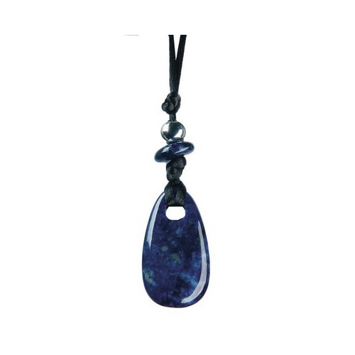 Pendentif Pierre Plate Sodalite