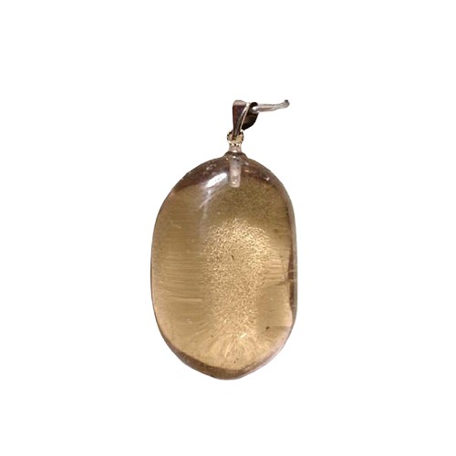 Pendentif Pierre Roulée Quartz fumé