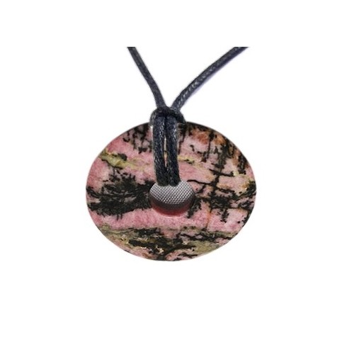 Pendentif Donuts Rhodonite