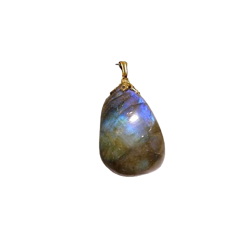 Pendentif Pierre Roulée Labradorite