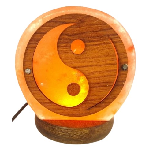 Energesens Lampe en sel de l'Himalaya modèle Yin Yang