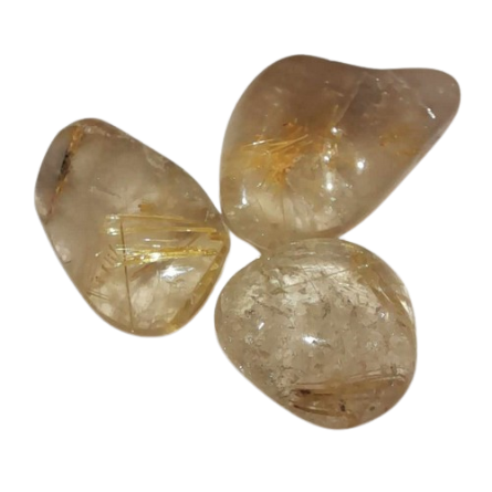 Pierre roulée Quartz rutile du Brésil