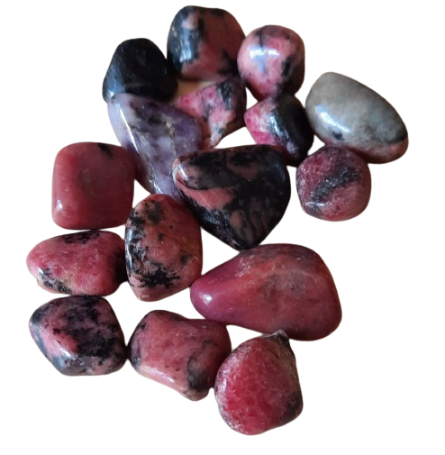 Pierre roulée Rhodonite du Brésil