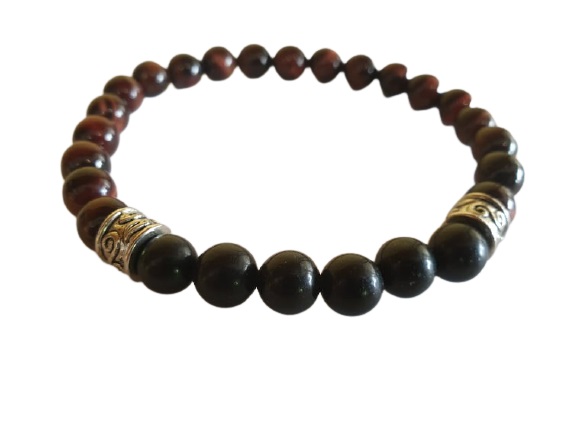 Bracelet Homme N° 09 Œil de Taureau / Onyx