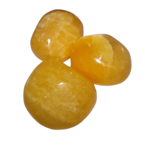 Pierre roulée Calcite orange du Mexique