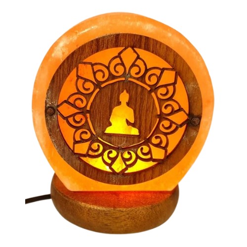 Energesens Lampe en sel de l'Himalaya modèle Bouddha