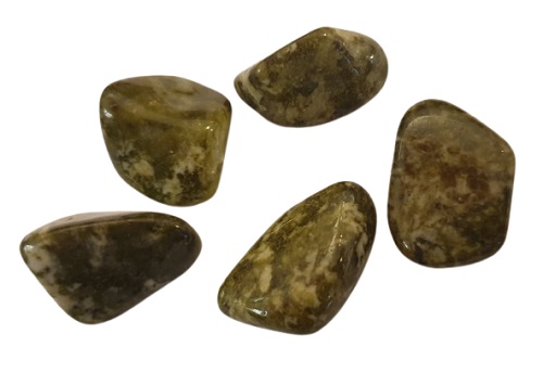 Pierre roulée Epidote Mexique