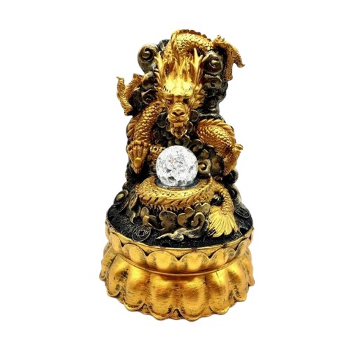 Energesens Fontaine Dragon Doré 30 cm