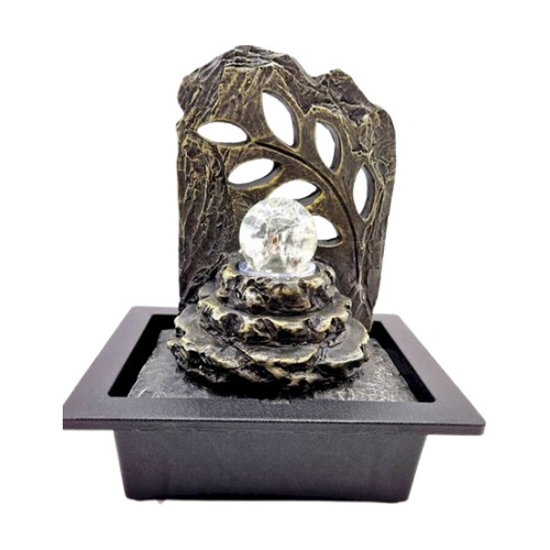 Energesens Fontaine Méditation Feuille 29 cm